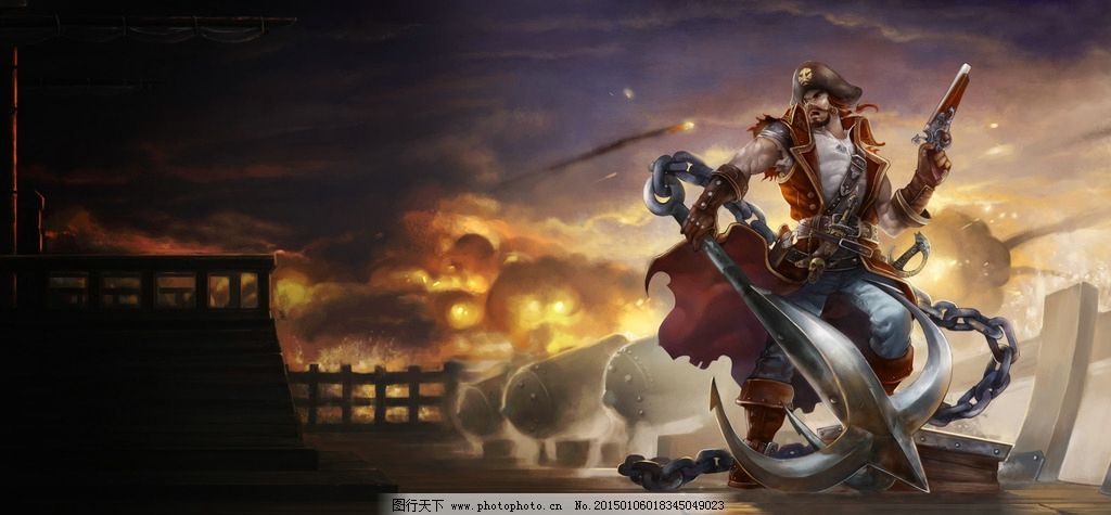 海盗船长普朗克图片