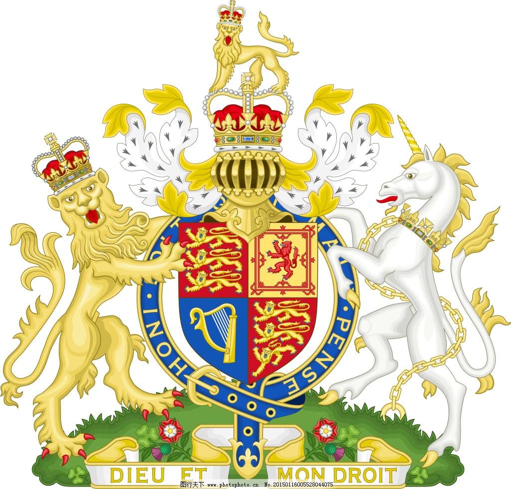 英国国徽图片