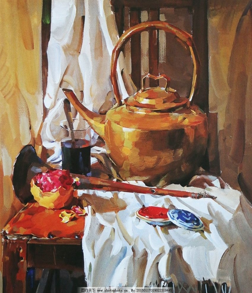 写实水粉画图片展示