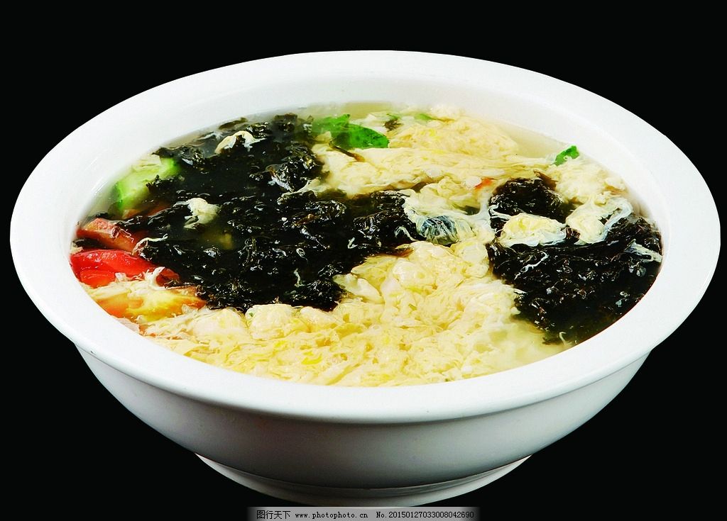 紫菜蛋花汤图片