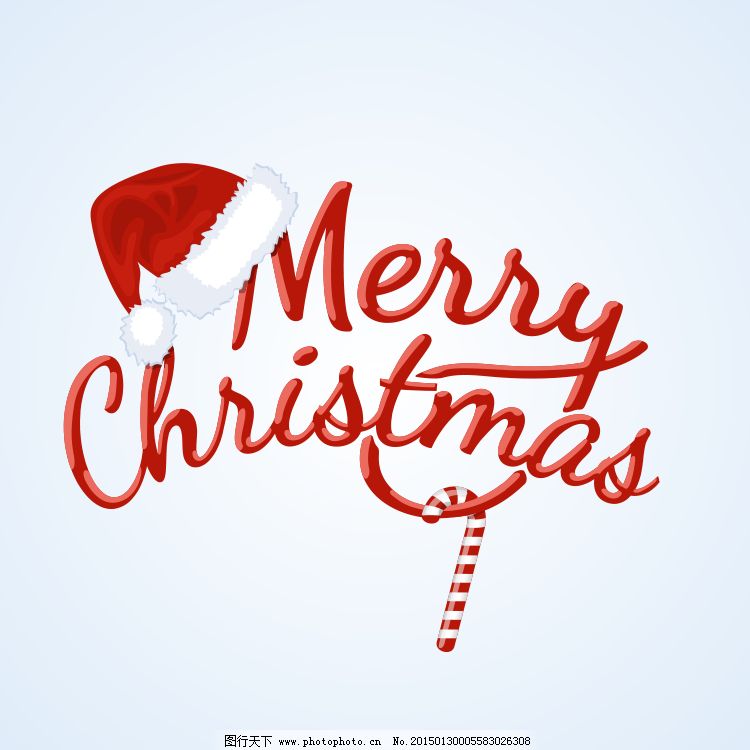 Merry Christmas矢量素材图片