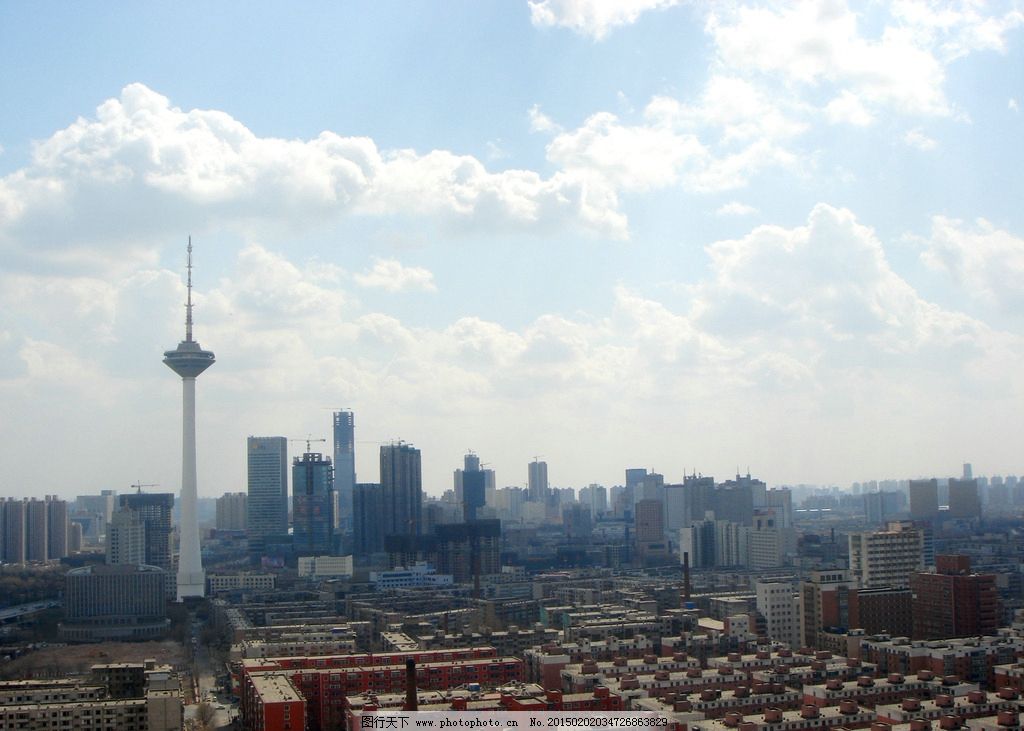 沈阳彩电塔 城市中心地标图片