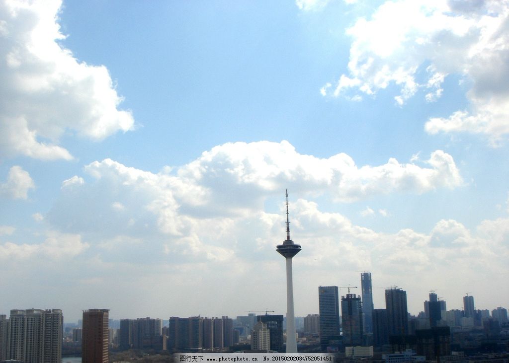 沈阳彩电塔 城市中心地标图片