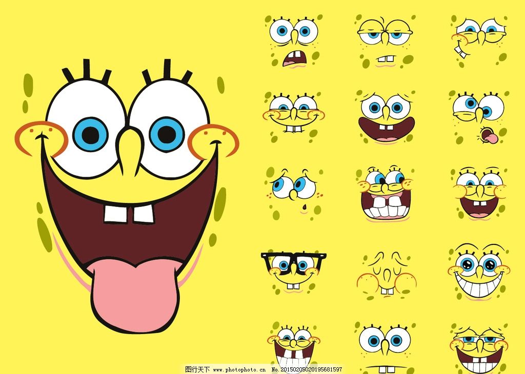 海绵宝宝坏表情分享展示