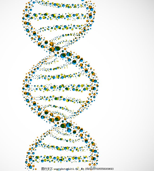 圆点组成的双螺旋