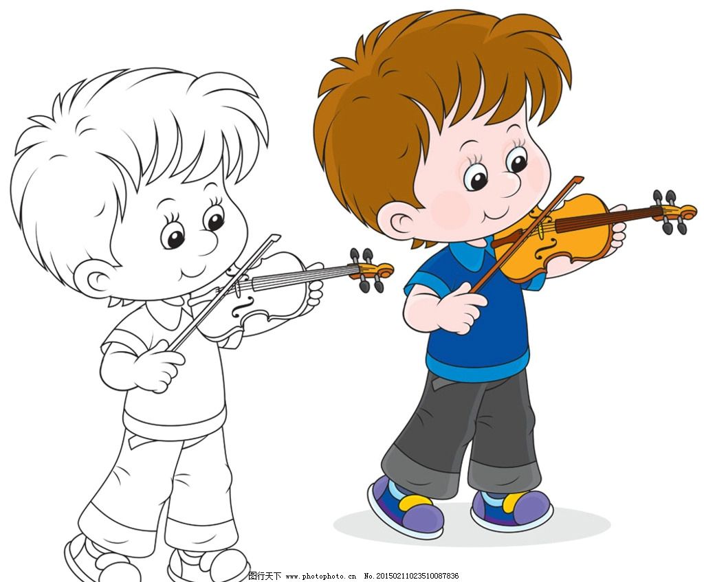 音乐节乐器演奏人物小清新风插画拉大提琴图片素材-编号29792073-图行天下