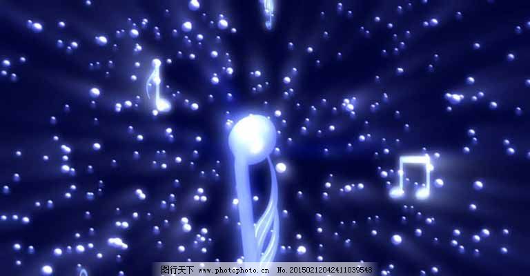 大屏幕蓝色荧光舞台背景