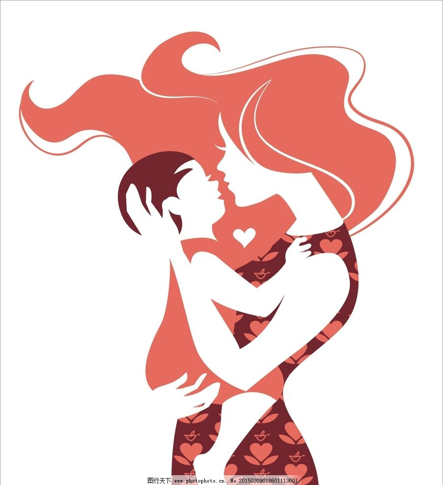 爱心母爱红丝带公益宣传女性ppt模板ppt图表|p