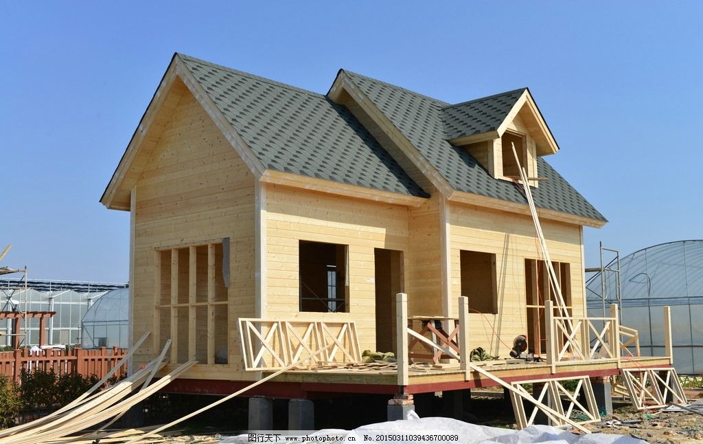 木屋 别墅 独立屋 木房 景观房 现代木屋 建筑 摄影 建筑园林 建筑
