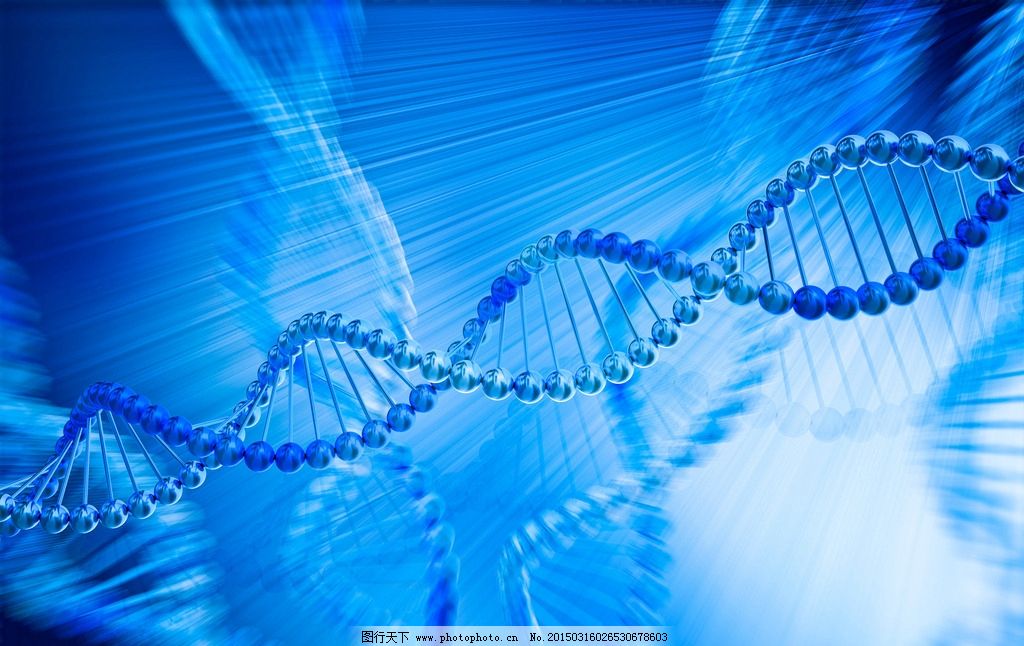 科学符号手绘dna