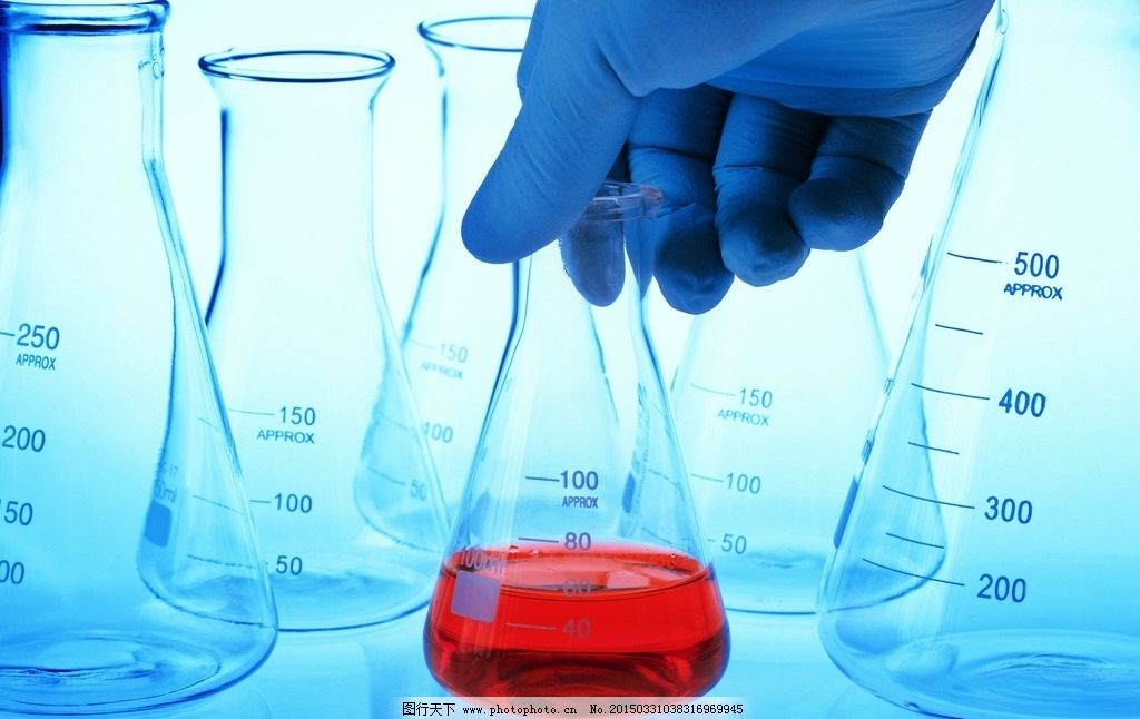 唯美化学器具图片
