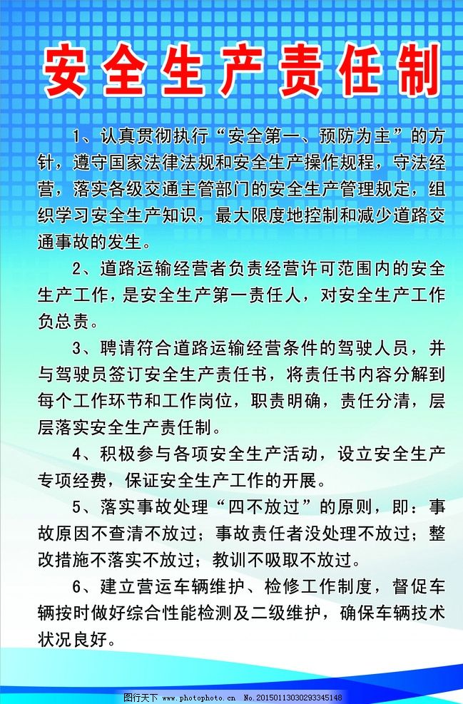 各级安全生产责任制和安全生产规章制度目录及文件,操作规程目录