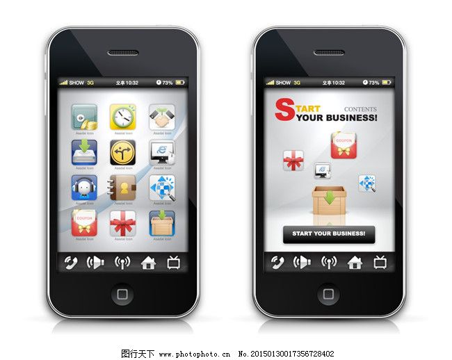 Iphone创意图标手机app素材图片 Icon 界面设计 图行天下素材网