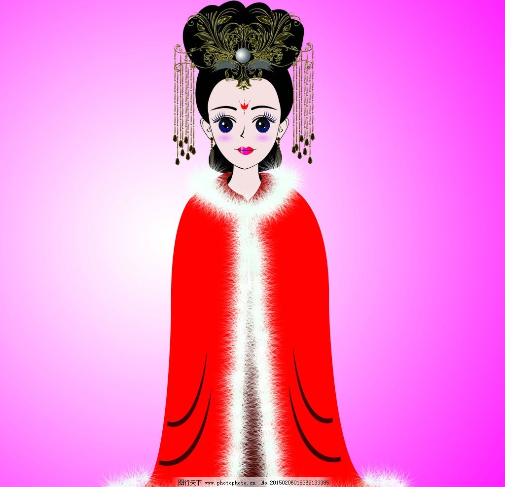 Empress PNG Image, Hand Painted Palace Queen Of The Empress Character ...
