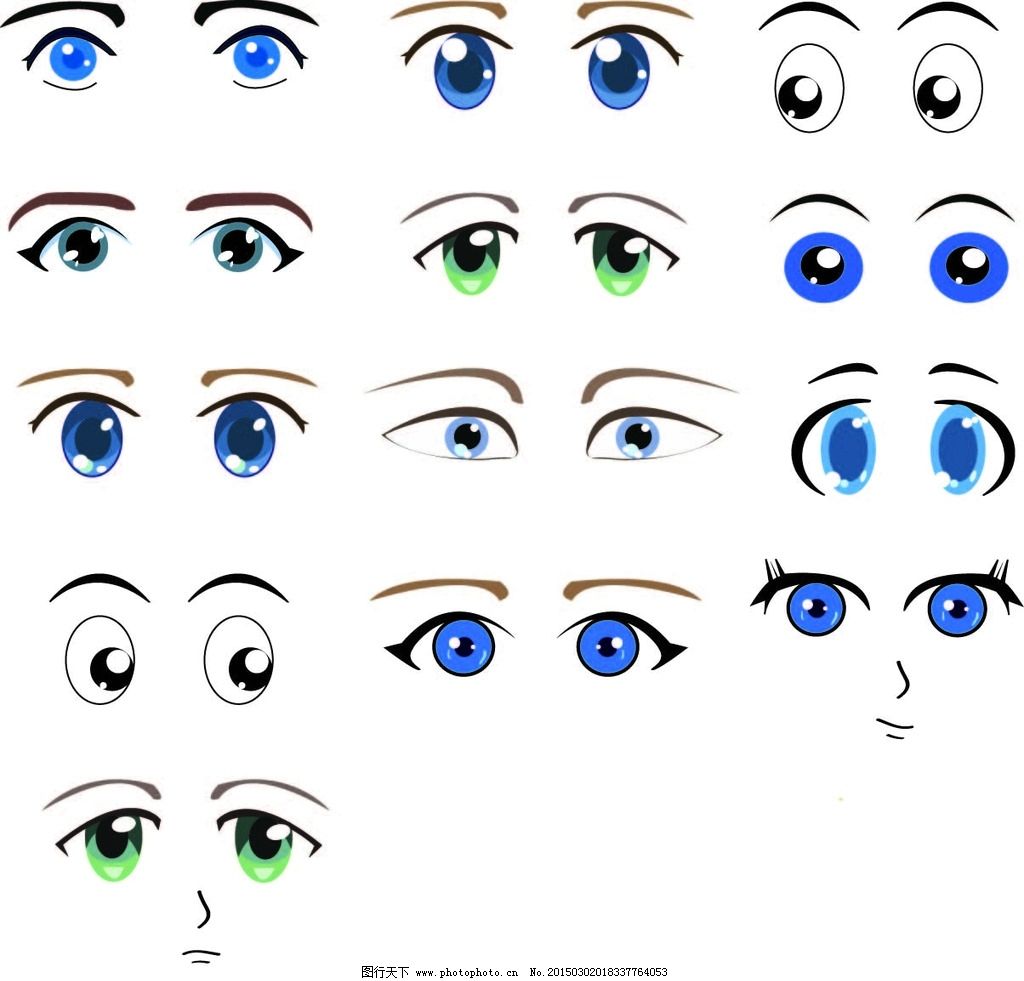 明亮眼睛系列之 漫画眼睛 - 优动漫 动漫创作支援平台